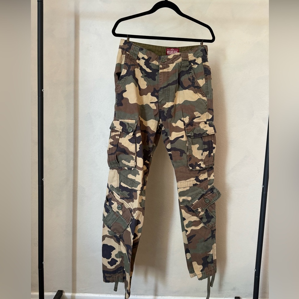 Matchstick camp cargo pants